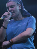 Sinead O'Connor Performing at the V Festival at Hylands Park in Chelmsford, Essex Lámina fotográfica