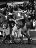 Liverpool 2 V. Southampton 0. F a Cup. Alan Hansen and Ian Rush Celebrate Liverpool Scoring Photographie