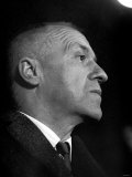 Liverpool Manager, Bill Shankly Watching a Reserve Game Between Liverpool Youths Photographie