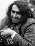 Tiny Tim on the Roof of the Playboy Club Complete with Ukelele. October 1968 Fotografie-Druck