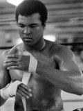 Muhammad Ali Training at His Pennsylvanian Mountain Retreat For His Fight Against George Foreman Fotografie-Druck