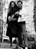 Cliff Richard Singer with Tennis Player Annabel Croft Photographie