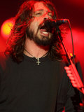 Dave Grohl of US Rock Band Foo Fighters Performs on the Main Stage at V Festival in Hylands Park Fotografie-Druck