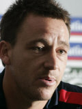 John Terry at England Press Conference, Old Trafford, Manchester. August 2006 Fotografie-Druck