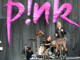 Pop Star Pink Performing at the V Festival at Hylands Park in Chelmsford, Essex Fotografisk tryk