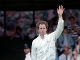 J. McEnroe, Wimbledon, June 1988 Photographie