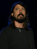 Dave Grohl of US Rock Band Foo Fighters Performs on the Main Stage at V Festival in Hylands Park Photographic Print