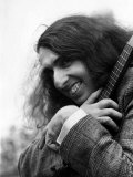 Tiny Tim on the Roof of the Playboy Club Complete with Ukelele. October 1968 Fotografie-Druck