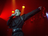 Robbie Williams Take That on Stage in Glasgow 1994 Lámina fotográfica Robbie Williams Take That on Stage in Glasgow 1994 Lámina fotográfica