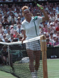 Wimbledon. Semi Final Navratilova V. Evert. June 1988 Lámina fotográfica