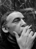 1960s Jazz Performer Buddy Rich, Drummer Smoking a Cigarette Lámina fotográfica 1960s Jazz Performer Buddy Rich, Drummer Smoking a Cigarette Lámina fotográfica