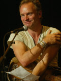 Sting Performing at the John Marley Centre, Newcastle Fotografisk tryk