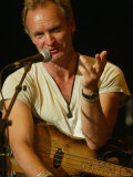 Sting Performing at the John Marley Centre, Newcastle Fotografisk tryk