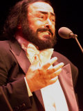 Luciano Pavarotti Concert at Stormont Belfast During the Sell-Out Performance Photographic Print