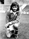 George Best Manchester United Footballer 1972 Lámina fotográfica