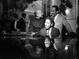 Dizzy Gillespie Jazz Man at Fort Belvedere Near Ascot with Buck Clayton and Bud Freeman Photographic Print
