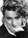 Helena Bonham Carter Actress the New Face of Yardley Cosmetics Lámina fotográfica