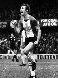 Charlie George Football Player For Southampton FC Celebrates After Scoring a Goal Photographie