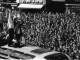 West Ham United Celebrate Winning the FA Cup at Wembley Lámina fotográfica