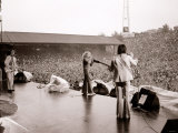 The Who in Concert - Roger Daltrey on Stage Singing at the Charlton Athletic Football Club Ground Photographic Print