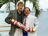 Nicholas Lyndhurst Actor on Set For "Only Fools and Horses" with David Jason Fotografie-Druck