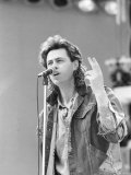 Bob Geldof Performing at the Live Aid Concert July 1985 at Wembley Lámina fotográfica Bob Geldof Performing at the Live Aid Concert July 1985 at Wembley Lámina fotográfica