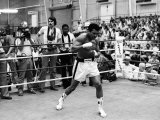 World Heavyweight Champion Muhammad Ali Announces His Retirement from Boxing Photographie