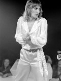 Rod Stewart and the Faces in Concert in the U.S.A., April 1975 Fotografiskt tryck Rod Stewart and the Faces in Concert in the U.S.A., April 1975 Fotografiskt tryck