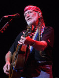 Country Music Legend Willie Nelson in Concert at the Waterfront Hall Photographic Print