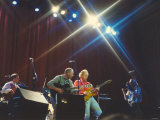 Mark Knopfler, Formerly of Dire Straits, Play with His Alternative Band the Notting Hillbillies Lámina fotográfica