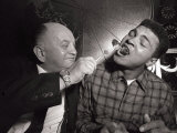 Cassuis Clay May 1966 Eve of Fight with Henry Cooper Photographie