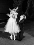Rudolf Nureyev and Margot Fonteyn During Rehearsals at the Royal Ballet Covent Garden Photographic Print