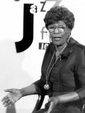 Ella Fitzgerald Jazz Singer at the Opening of Jazz Fm Radio Station in London Photographic Print