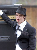 Pete Doherty Records the Video For a Babyshambles Single, Filmed at Spitalfields Farm, June 2005 Fotoprint Pete Doherty Records the Video For a Babyshambles Single, Filmed at Spitalfields Farm, June 2005 Fotoprint