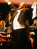 Luciano Pavarotti Opera Singer in Hyde Park Concert Photographic Print