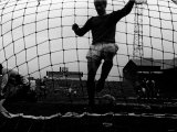 Bobby Charlton Scores a Goal For Manchester United Against Blackpool March 1967 Photographie