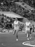 Steve Ovett and Sebastion Coe in 800 MeterRace 1980 at Moscow Olympics Photographic Print