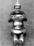 Ron Harris of Chelsea with FA Cup Trophy 1970 Fotografie-Druck