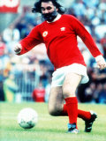 Former Manchester United Football Player George Best Playing in Sir Matt Busby Testimonial Lámina fotográfica Former Manchester United Football Player George Best Playing in Sir Matt Busby Testimonial Lámina fotográfica