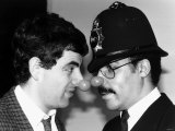 Rowan Atkinson Actor and Comedian with DC Lewis Nwaegbe Photographic Print