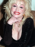 Dolly Parton Singer Being Interviewed in September 1998 Photographic Print