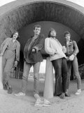 The Stranglers Before Their Manchester Concert Entertainment Punk Music, June 1977 Lámina fotográfica