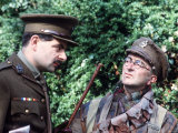 Blackadder, the New Series Which is Set in World War One. Rowan Atkinson Tony Robinson Photographie