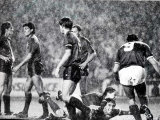 Rangers Versus Osasuna UEFA Cup Congratulated by Ally Mccoist and Bobby Williamson Fotografie-Druck