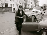 Paul Mccartney of the Beatles with His Mini Car 27th December 1967 Photographie
