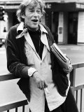Peter O'Toole Actor Outside the Old Vic Theatre in London Photographic Print