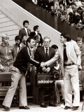 Bobby Robson - August 1978 England Manager - Shaking Hands with Brian Clough Photographic Print