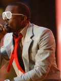 Kanye West Performing at the Princess Diana Memorial Concert at Wembley Stadium Lámina fotográfica Kanye West Performing at the Princess Diana Memorial Concert at Wembley Stadium Lámina fotográfica
