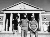 Genesis Rock Group Phil Collins Mike Rutherford Tony Banks on Tour in the USA Stampa fotografica Genesis Rock Group Phil Collins Mike Rutherford Tony Banks on Tour in the USA Stampa fotografica