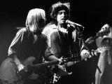 Bob Dylan and Tom Petty on Stage at Wembley Arena 1987 Photographie